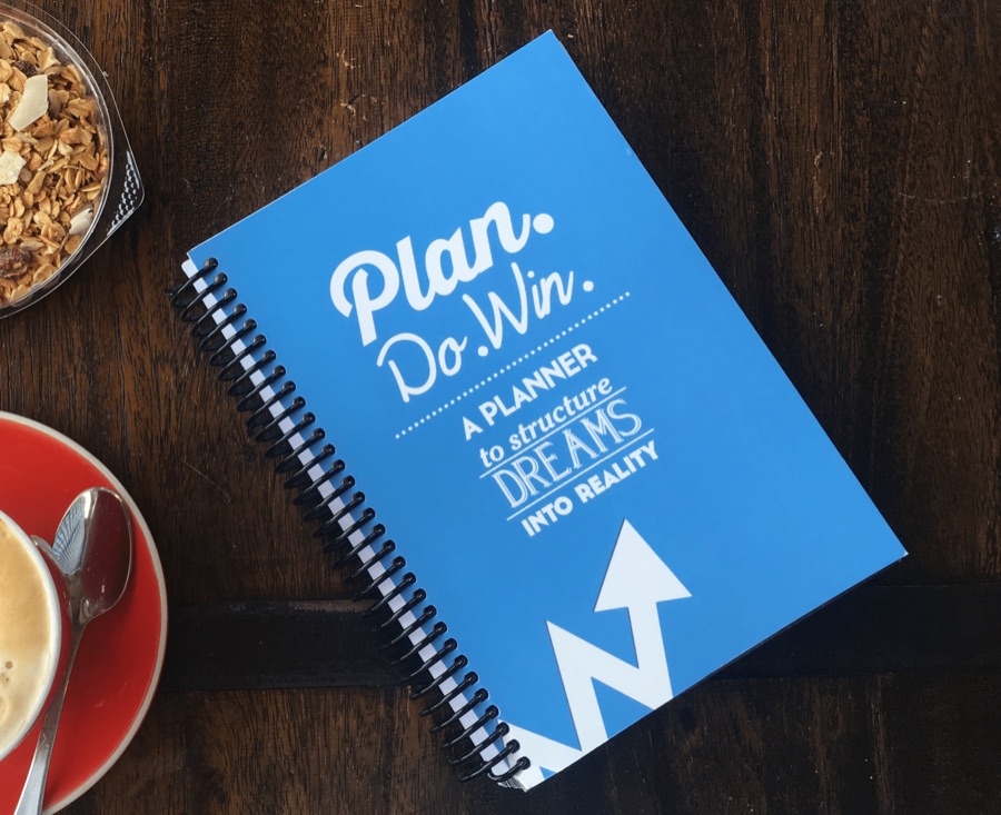 Plan Do Win Planner — 3 Month Undated A4 — closed cover